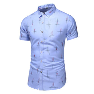 Summer breathable Printed Short sleeve shirts