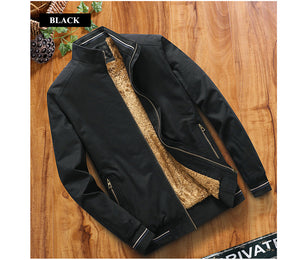 Fleece Thermal Warm Baseball Bomber Jacket