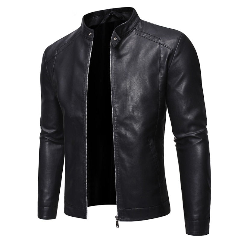 Leather Motorcycle Black Jacket