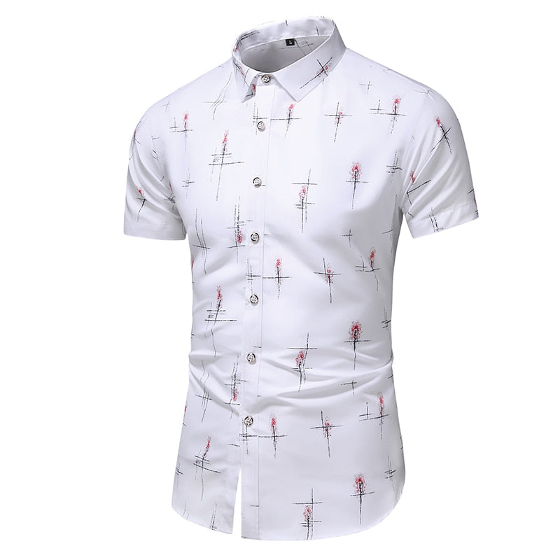 Summer breathable Printed Short sleeve shirts