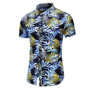 Summer Hawaiian Beach Floral Festive Shirts