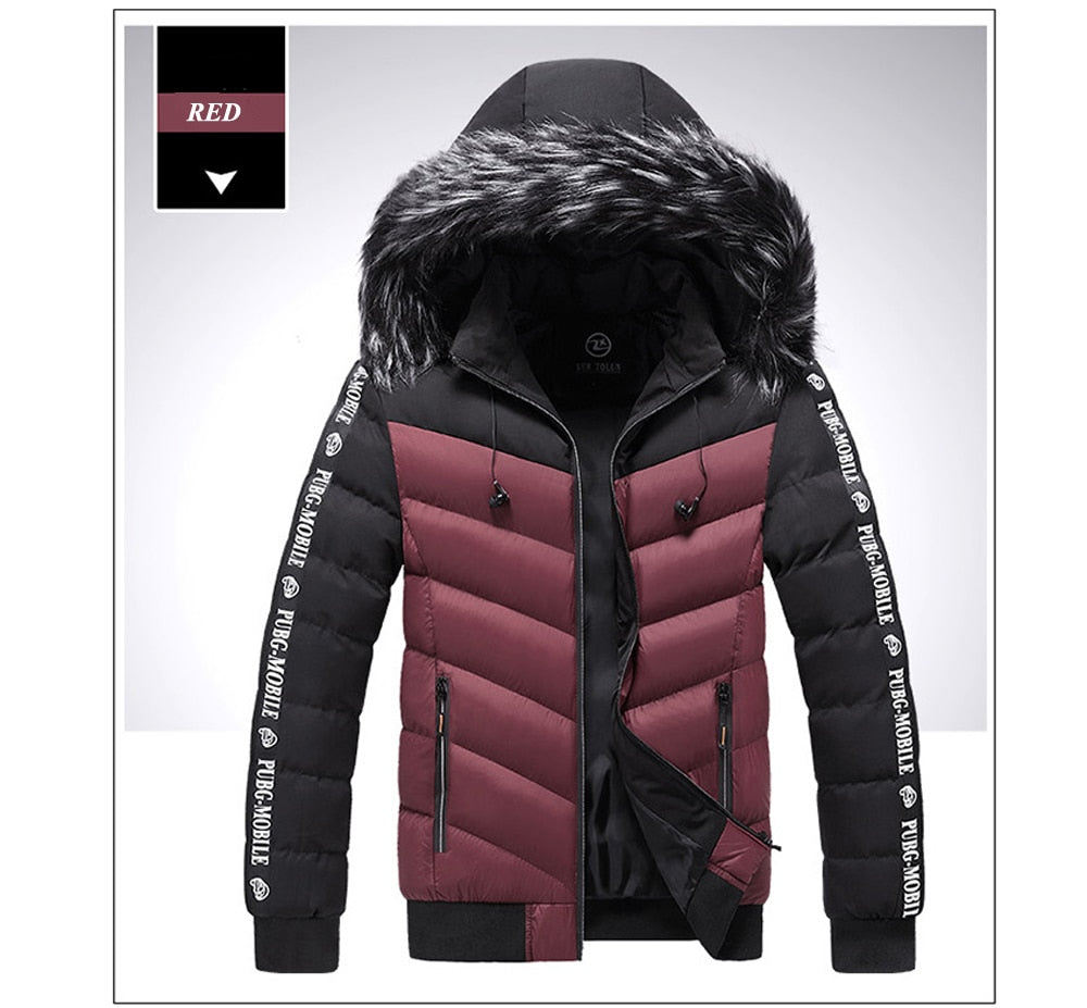 Winter Warm Parkas Thermal Fur Hooded Jacket