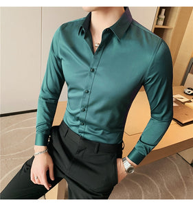 Business British Style Long Sleeve Shirt