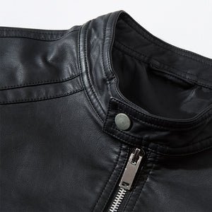 Leather Motorcycle Black Jacket