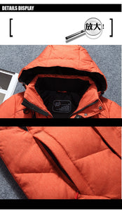 Winter Outdoor Duck Down Hooded Jacket