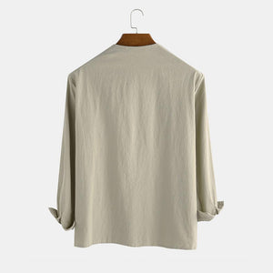 Fashion Vintage Long Sleeve Pullover Shirt