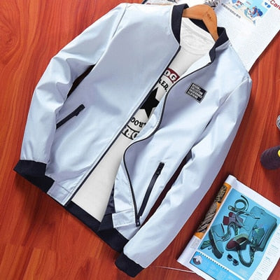 Casual Zipper Bomber Jacket