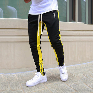 Casual Skinny Side Stripe Joggers Pants