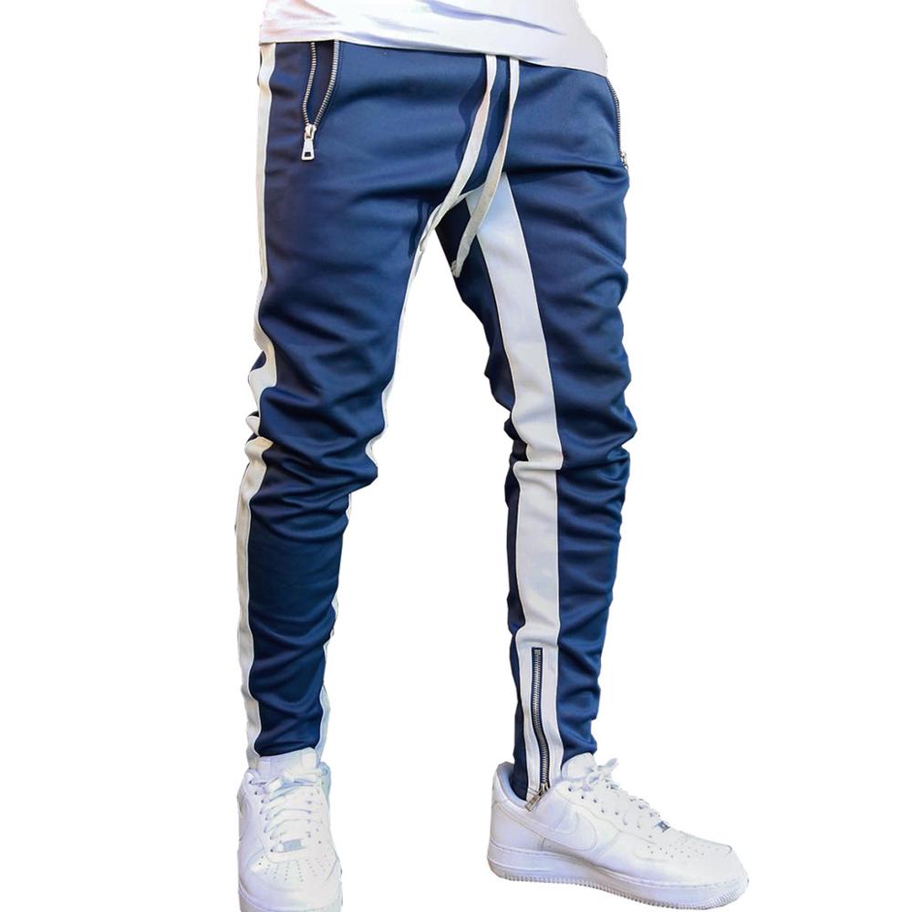 Casual Skinny Side Stripe Joggers Pants