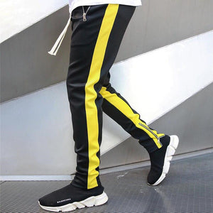 Casual Skinny Side Stripe Joggers Pants