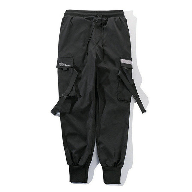 Ribbons Harem Joggers Streetwear Cargo Pants