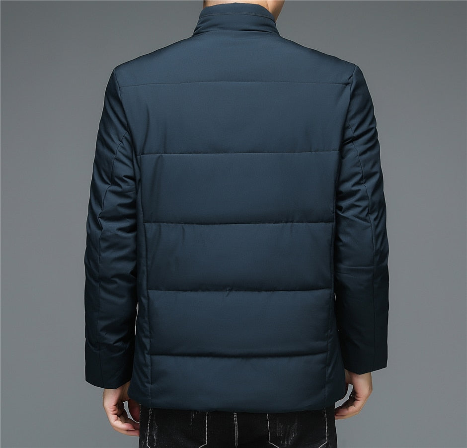 Stylish Winter Stand Collar Zipper Jacket