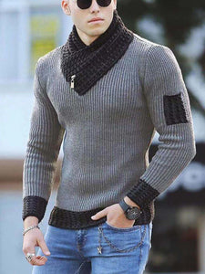 Knitted Vintage Style Wool Warm Pullover