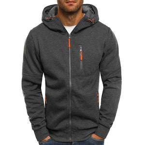 Casual Soft Warm Fashion Zipper Hoodie