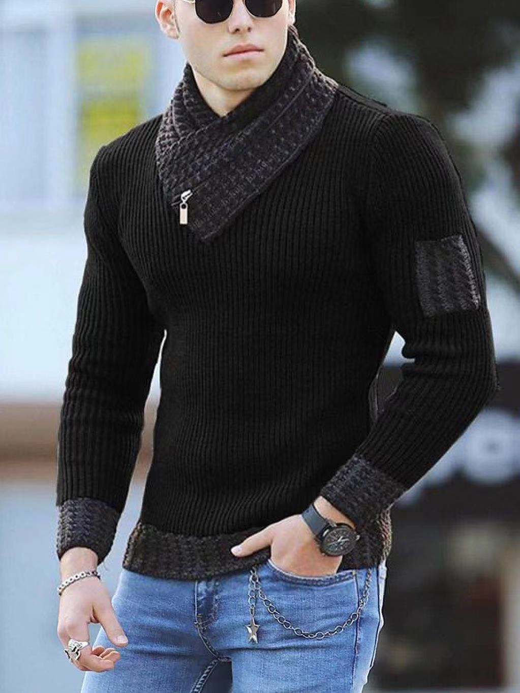 Knitted Vintage Style Wool Warm Pullover