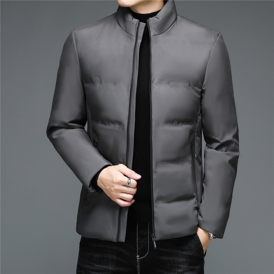 Stylish Winter Stand Collar Zipper Jacket