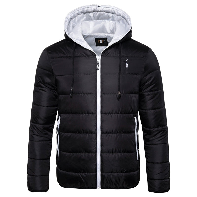 Waterproof Winter Thicken Zipper Hooded Jacket