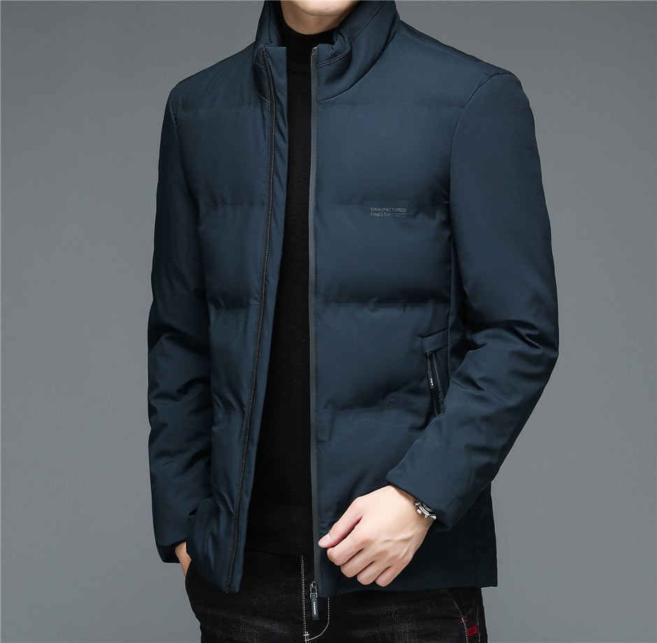 Stylish Winter Stand Collar Zipper Jacket