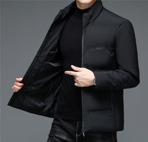 Stylish Winter Stand Collar Zipper Jacket