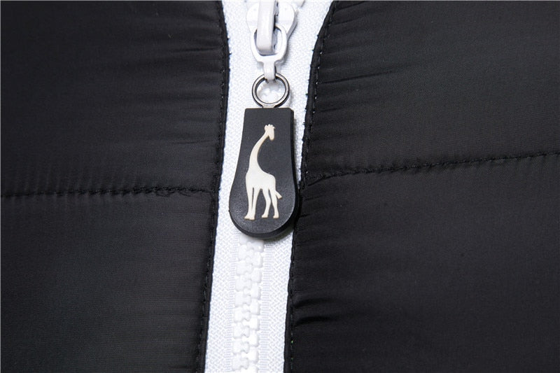 Waterproof Winter Thicken Zipper Hooded Jacket