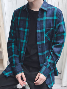 Plaid Soft Casual Long Sleeve Shirt