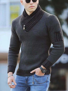 Knitted Vintage Style Wool Warm Pullover