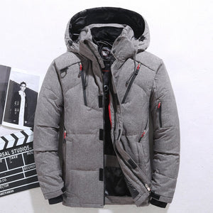 Winter Outdoor Duck Down Hooded Jacket