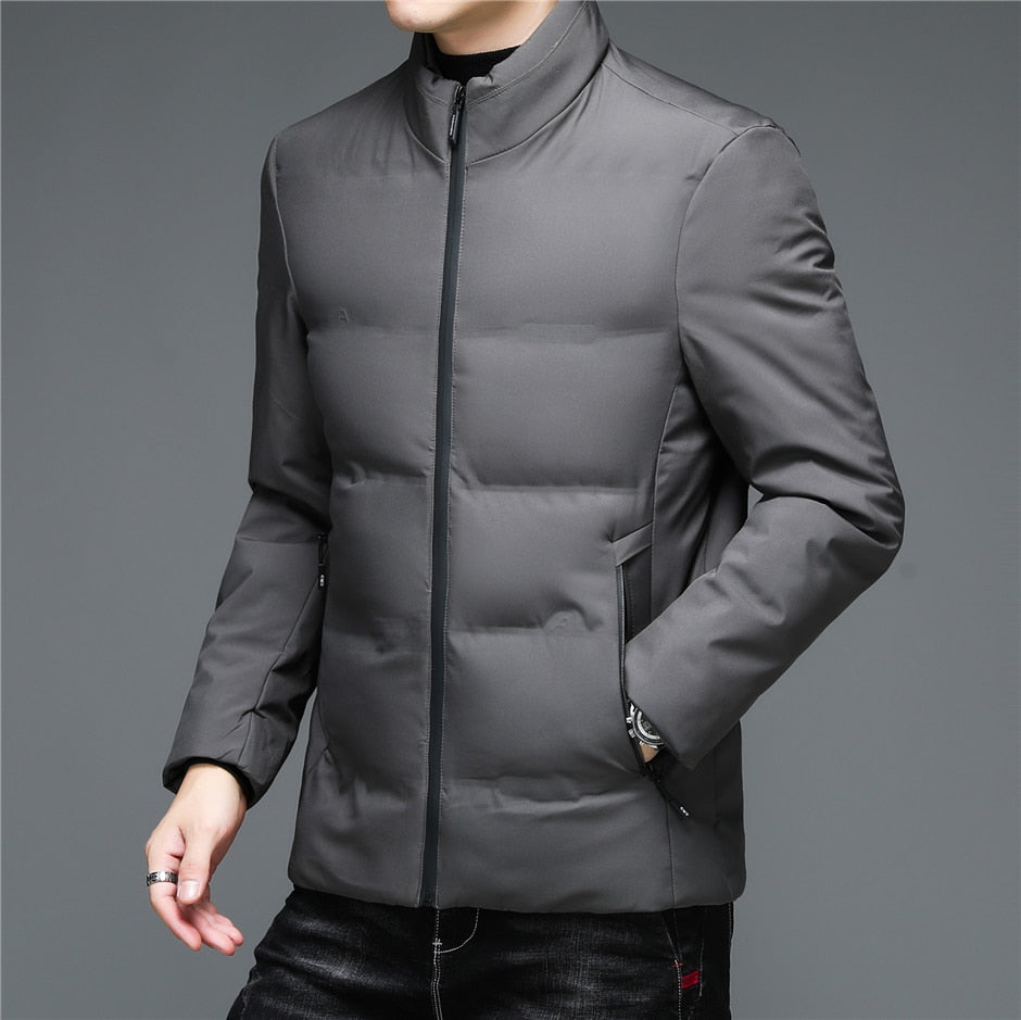 Stylish Winter Stand Collar Zipper Jacket