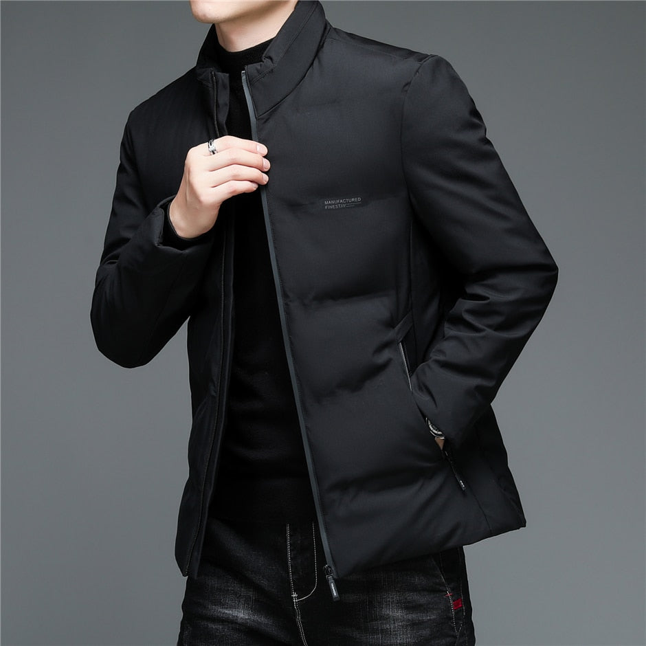 Stylish Winter Stand Collar Zipper Jacket