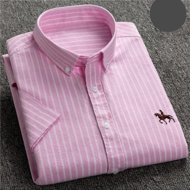 Summer Business Oxford Soft Short Sleeve Shirt