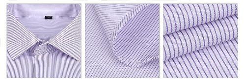 Summer Striped Short Sleeve Dress Shirt