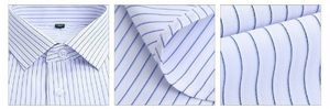 Summer Striped Short Sleeve Dress Shirt