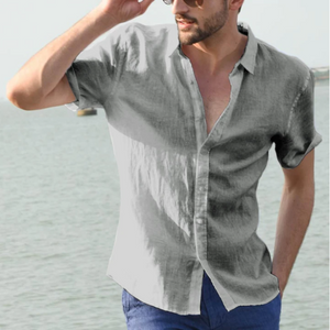 Summer Solid Linen Loose Breathable Shirt