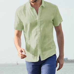 Summer Solid Linen Loose Breathable Shirt