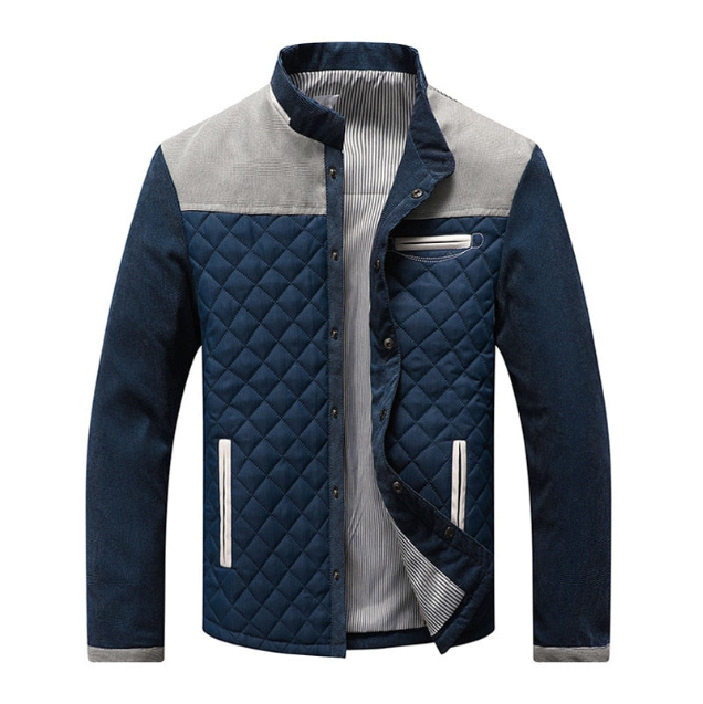 Quilted Spring Autumn Baseball Bomber Jacket