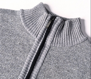 Casual Half Zipper Thick Knitted Sweater