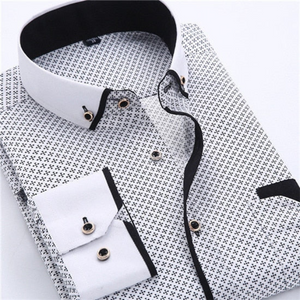 Business Down Collar Long Sleeve Shirt