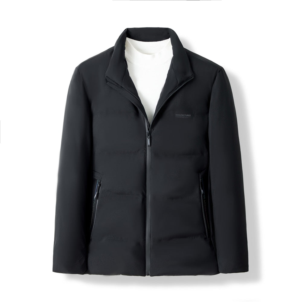 Stylish Winter Stand Collar Zipper Jacket