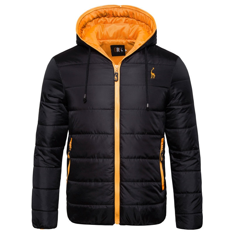 Waterproof Winter Thicken Zipper Hooded Jacket