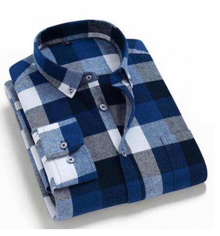 Plaid Soft Casual Long Sleeve Shirt