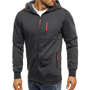 Casual Soft Warm Fashion Zipper Hoodie