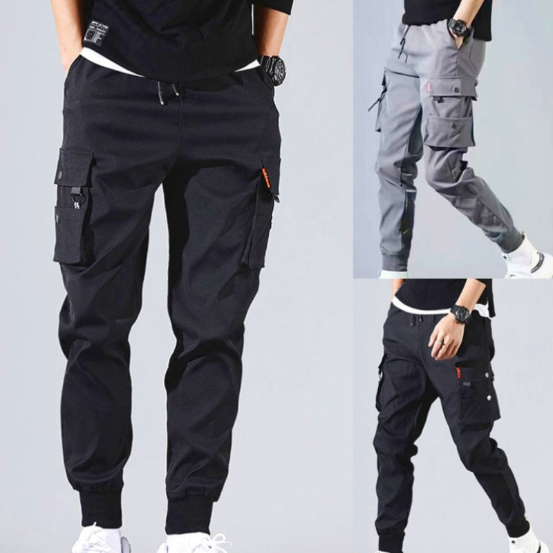 Spring Summer Drawstring Sportswear Cargo Pants