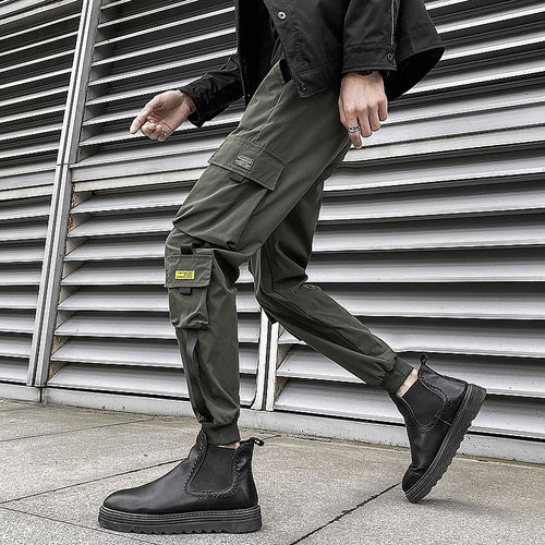 Spring Summer Drawstring Sportswear Cargo Pants