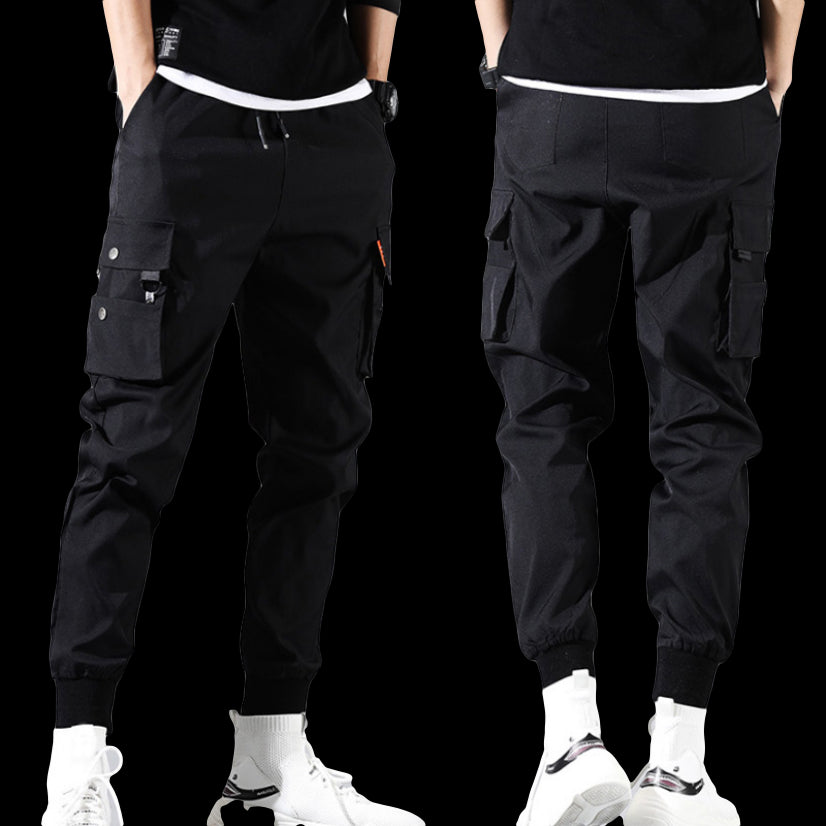 Spring Summer Drawstring Sportswear Cargo Pants