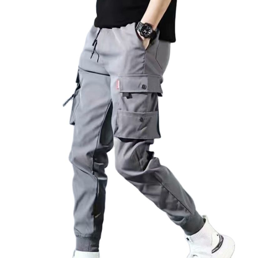 Spring Summer Drawstring Sportswear Cargo Pants