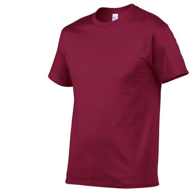 Summer Casual Comfortable Solid Color O-Neck T-Shirt