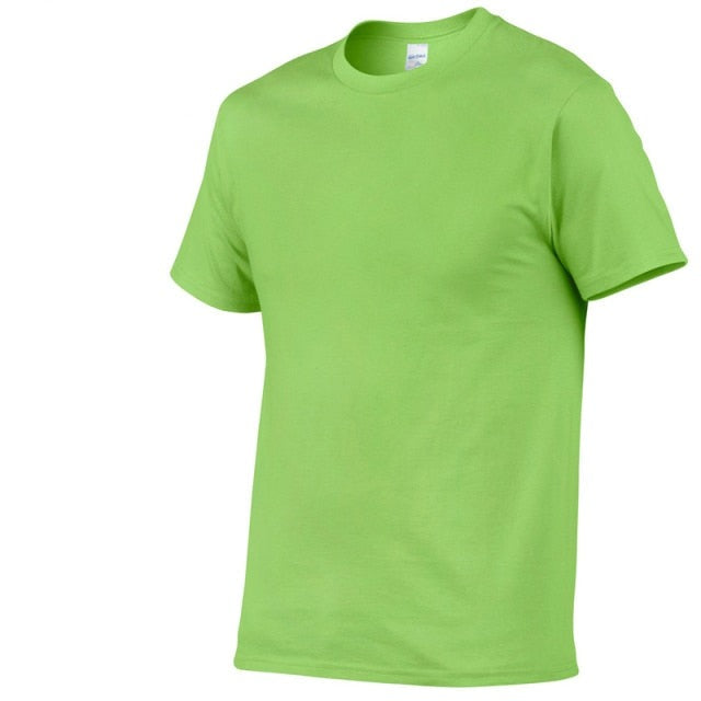 Summer Casual Comfortable Solid Color O-Neck T-Shirt