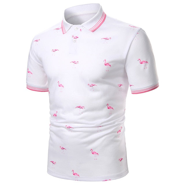 Summer Casual Fashion Short Sleeve Polo Shirt