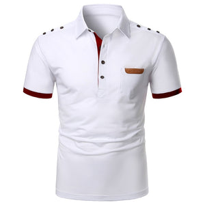 Summer Casual Fashion Short Sleeve Polo Shirt