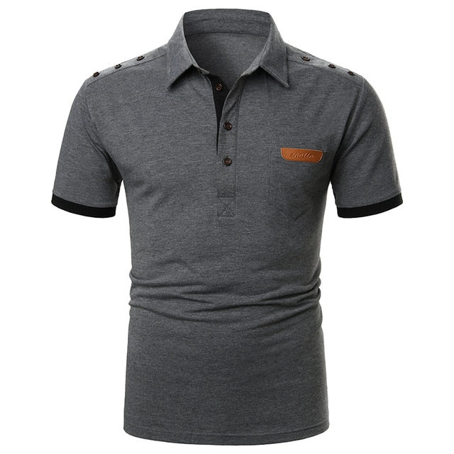 Summer Casual Fashion Short Sleeve Polo Shirt